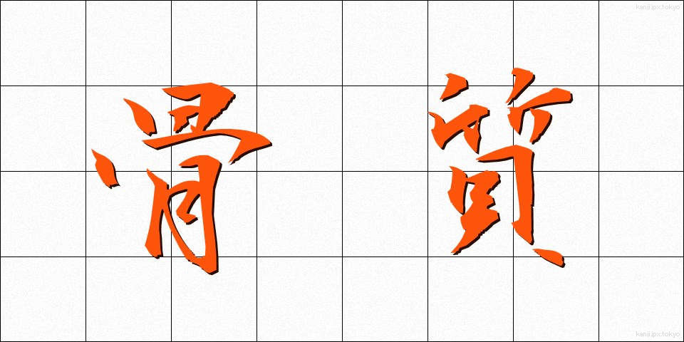 骨質 (こっしつ)