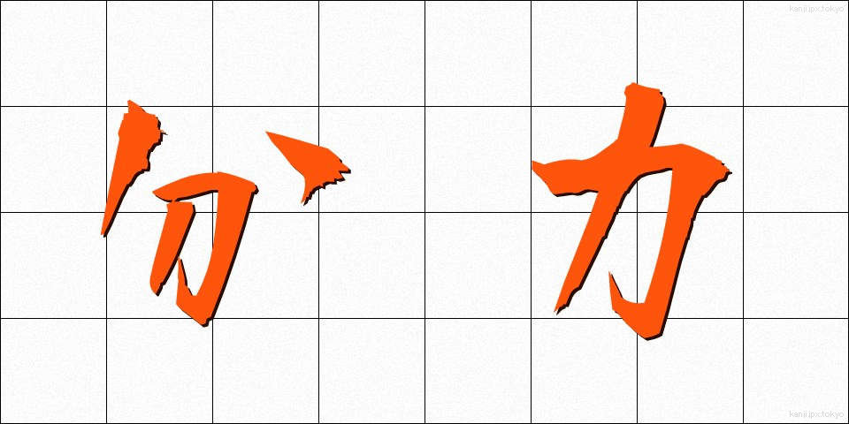 分力 (ぶんりょく)