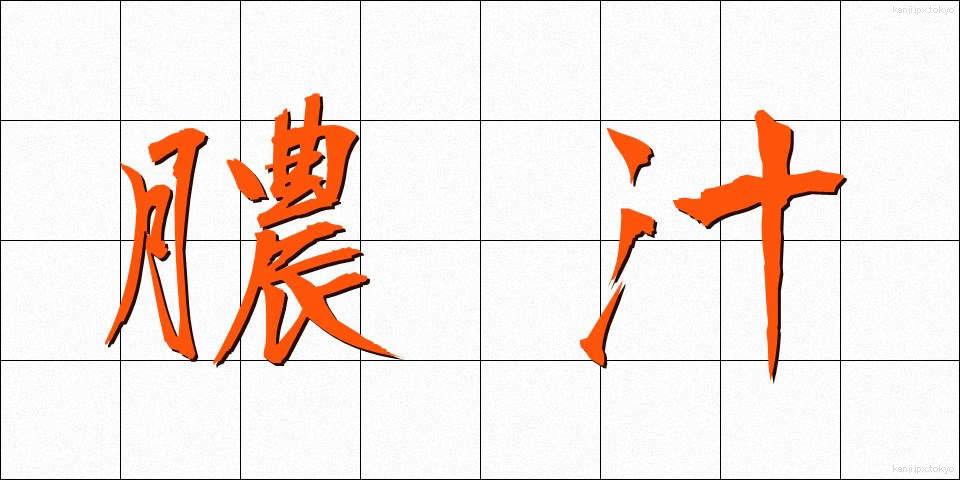 膿汁 (のうじゅう)