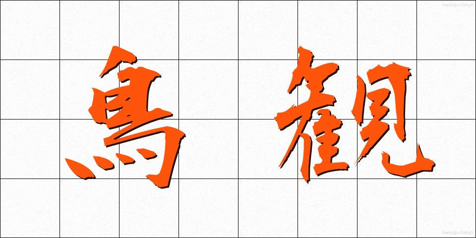 鳥観 (ちょうかん)