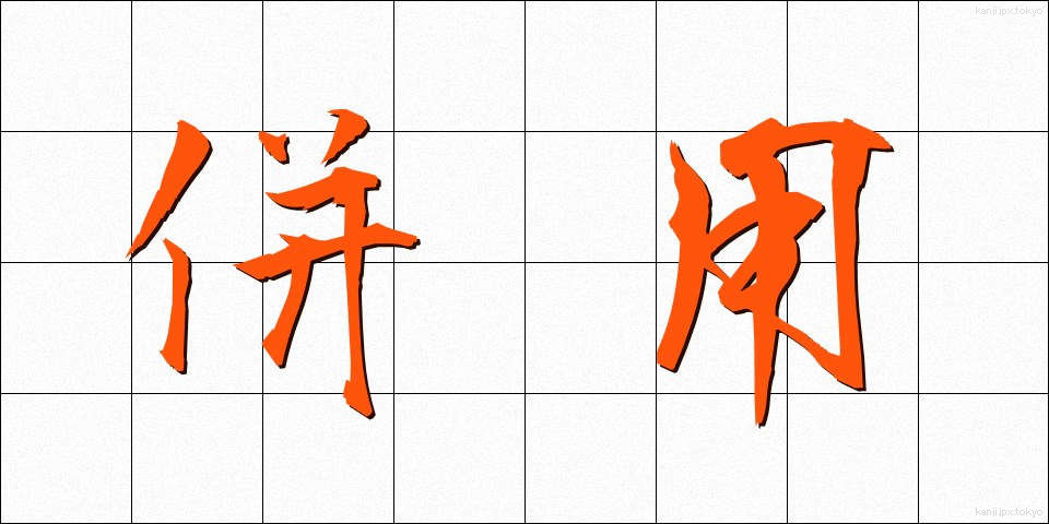 併用 (へいよう)