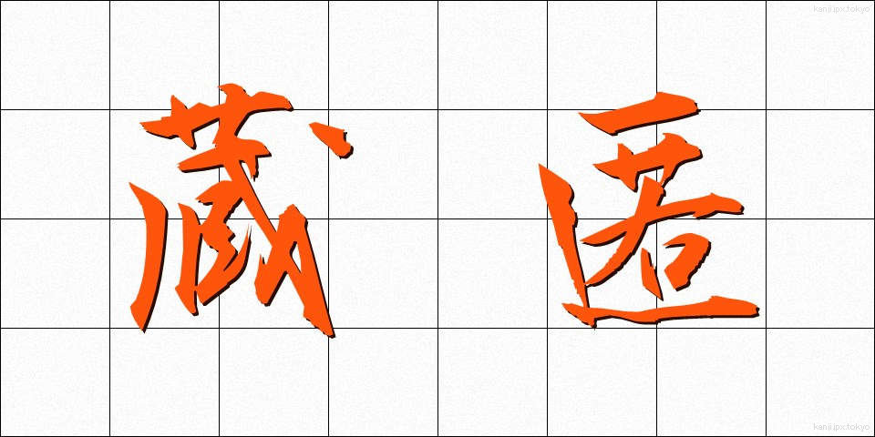 蔵匿 (ぞうとく)