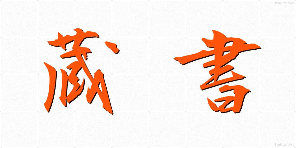 蔵書 (ぞうしょ)