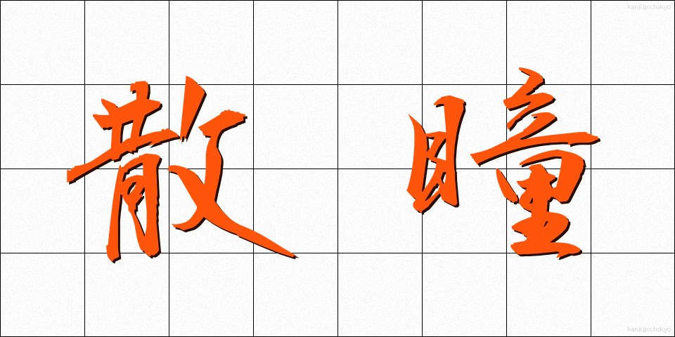 散瞳 (さんどう)