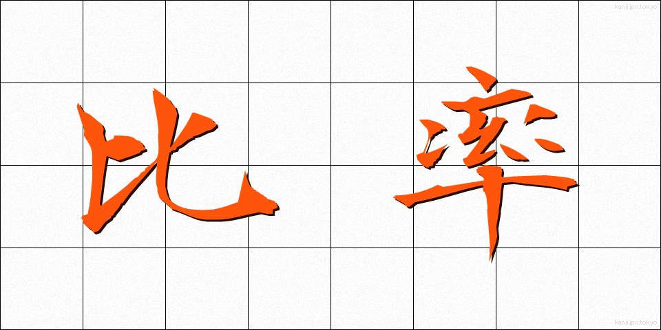 比率 (ひりつ)