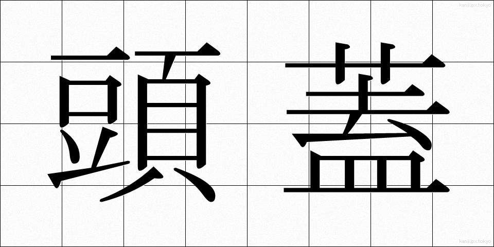 頭蓋 (とうがい)