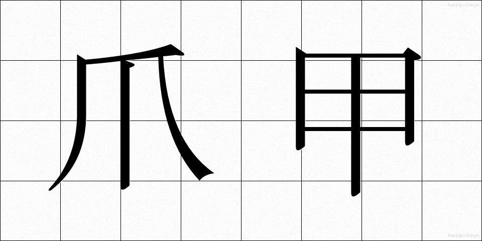 爪甲 (そうこう)