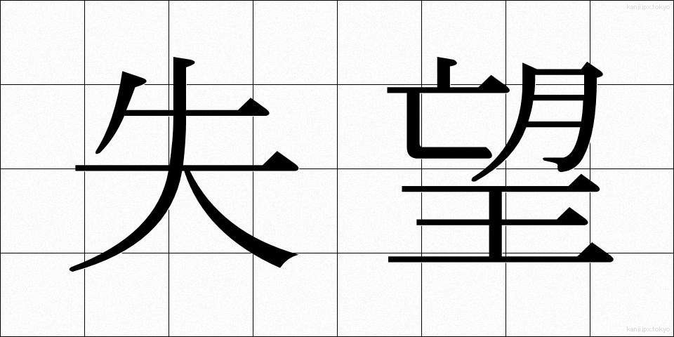失望 (しつぼう)