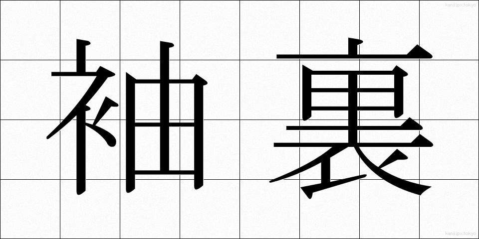 袖裏 (そでうら)