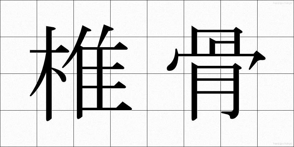 椎骨 (しいこつ)