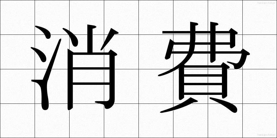 消費 (しょうひ)