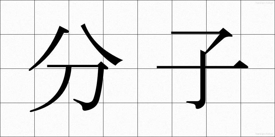 分子 (ぶんし)