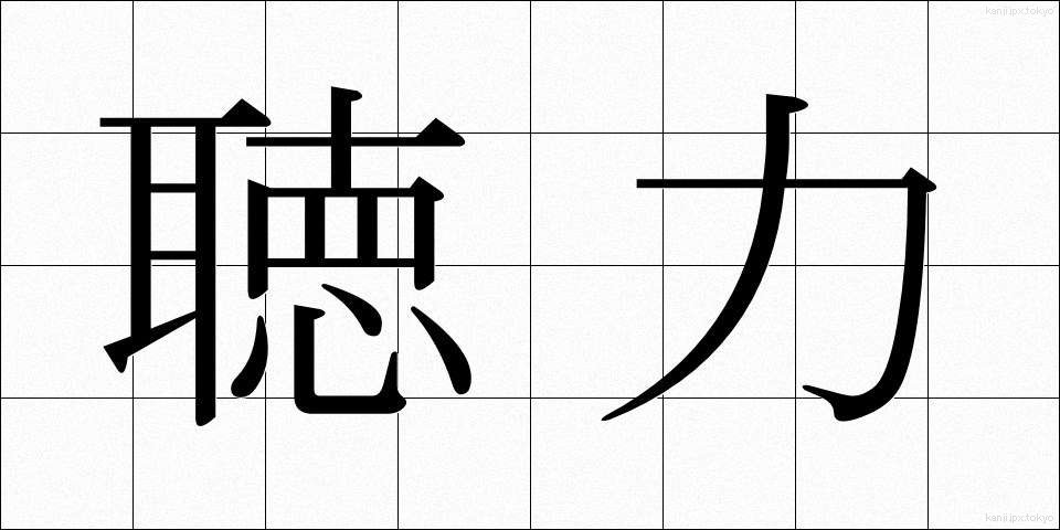 聴力 (ちょうりょく)
