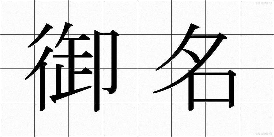 御名 (ぎょめい)