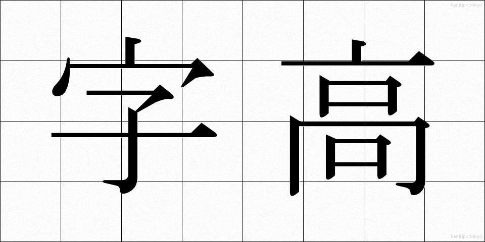 字高 (じだか)