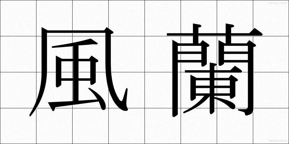 風蘭 (ふうらん)