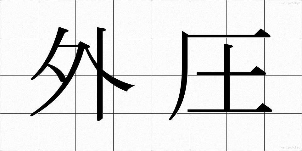 外圧 (がいあつ)