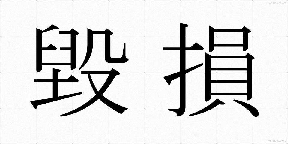 毀損 (きそん)
