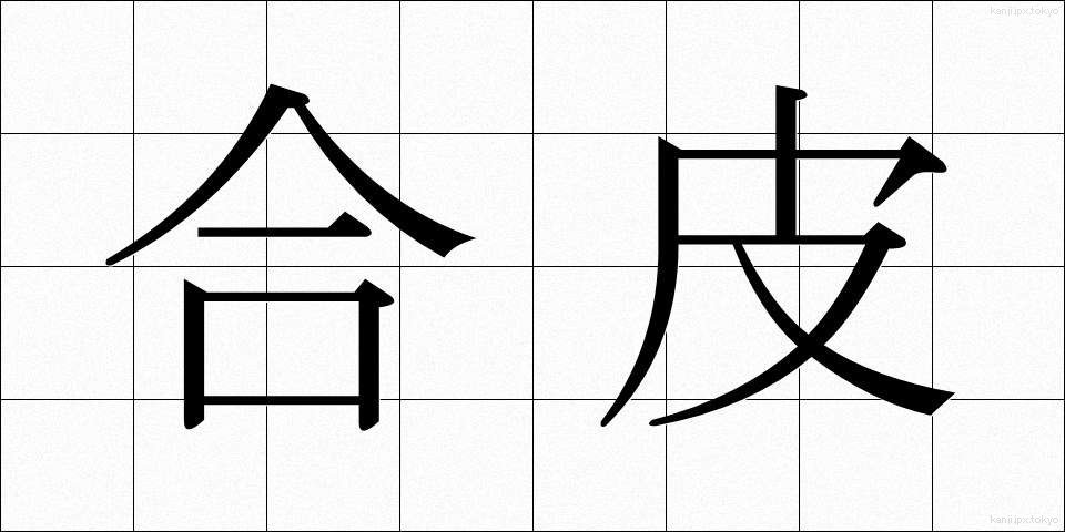 合皮 (ごうひ)