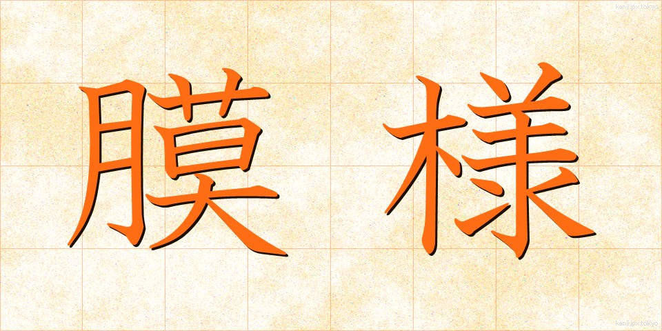 膜様 (まくよう)