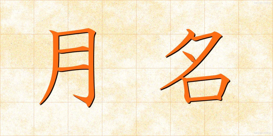 月名 (げつめい)