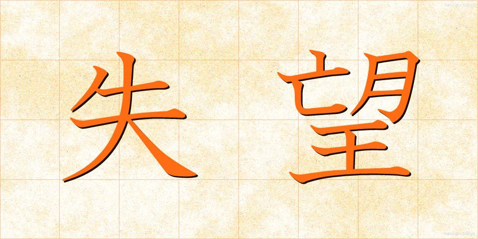 失望 (しつぼう)