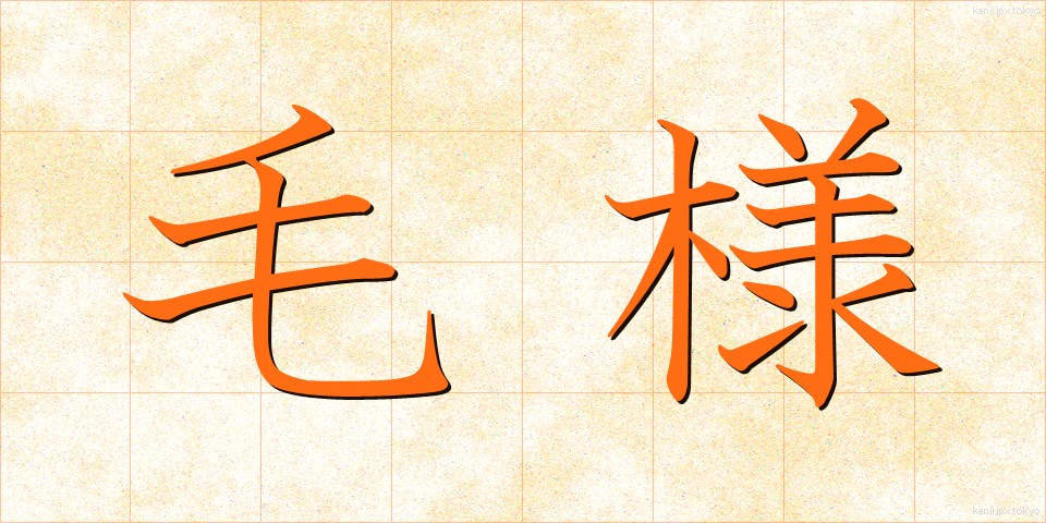毛様 (もうよう)