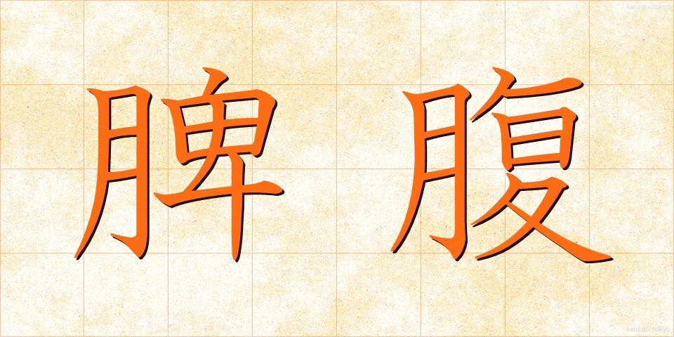 脾腹 (ひふく)