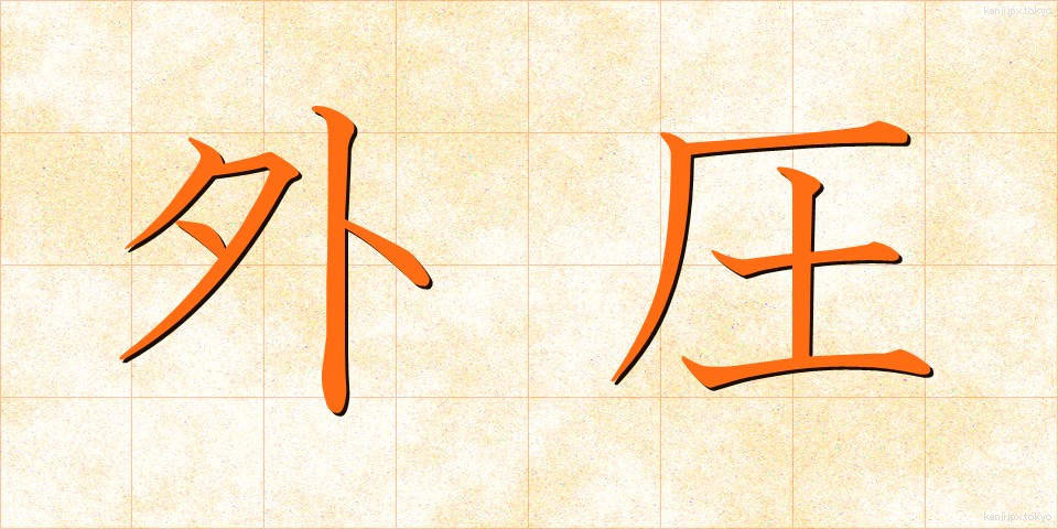 外圧 (がいあつ)