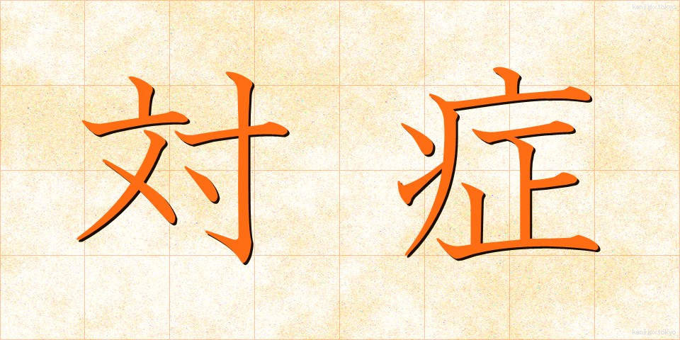 対症 (たいしょう)