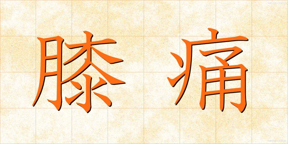 膝痛 (ひざつう)