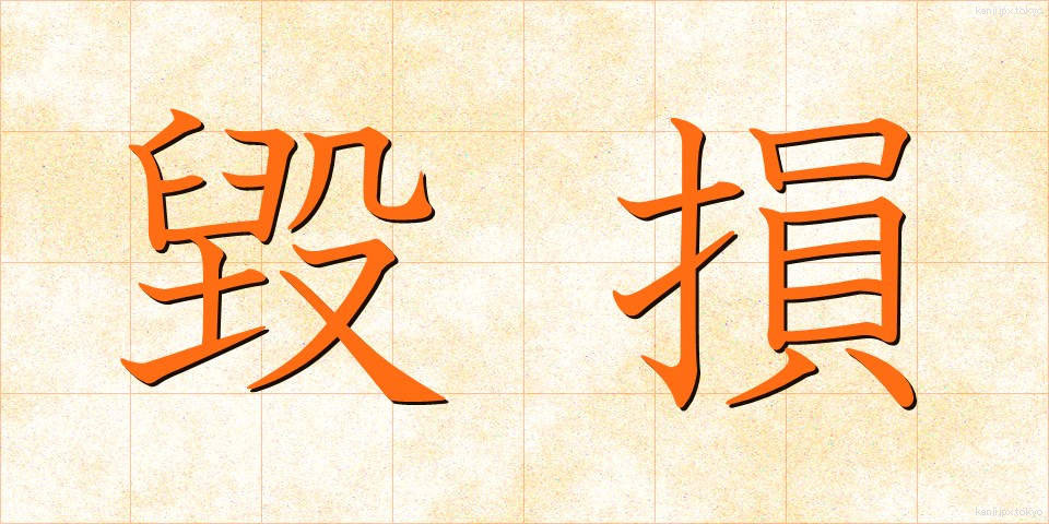 毀損 (きそん)
