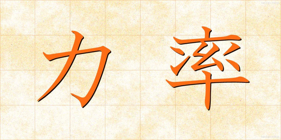 力率 (りきりつ)