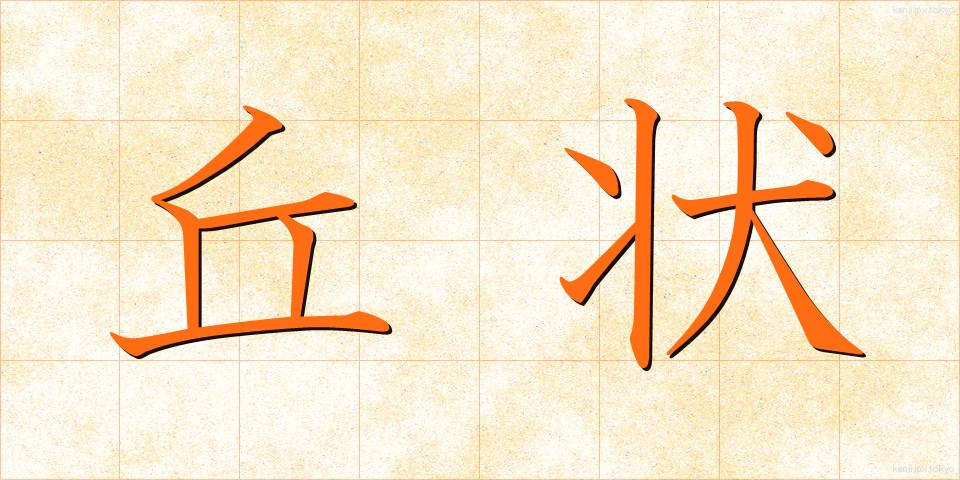 丘状 (きゅうじょう)