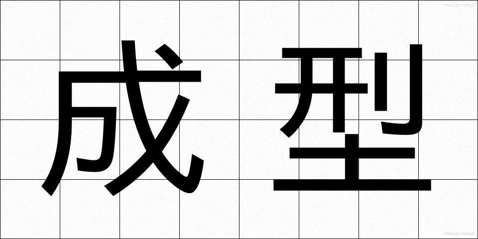 成型 (せいけい)