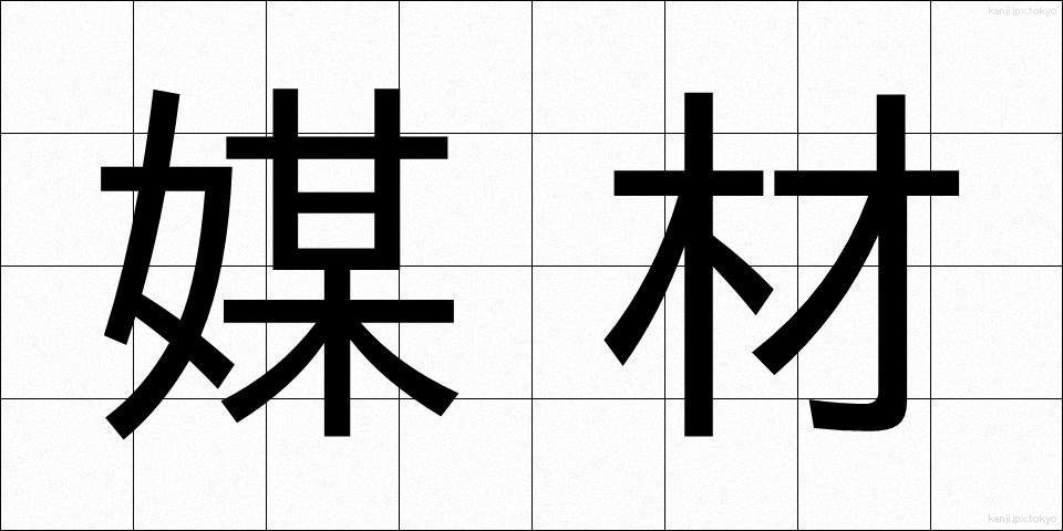 媒材 (ばいざい)