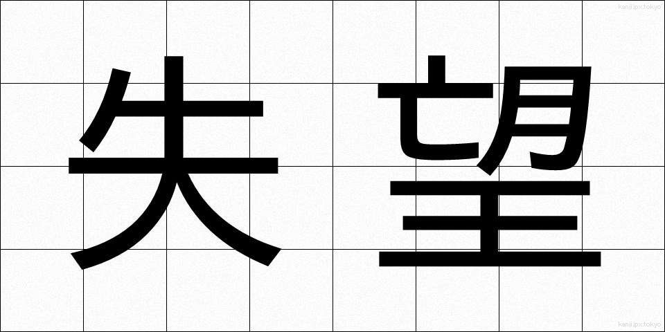 失望 (しつぼう)