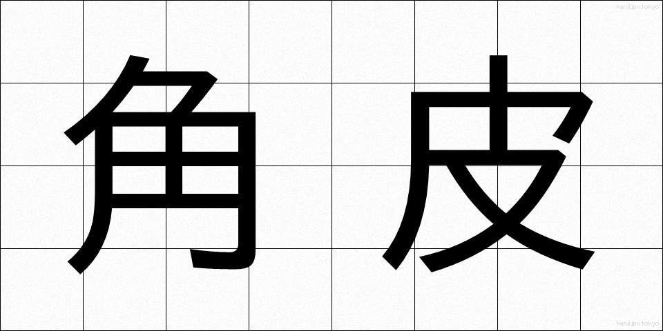 角皮 (かくひ)