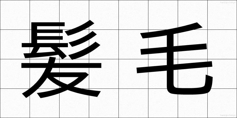 髪毛 (かみけ)