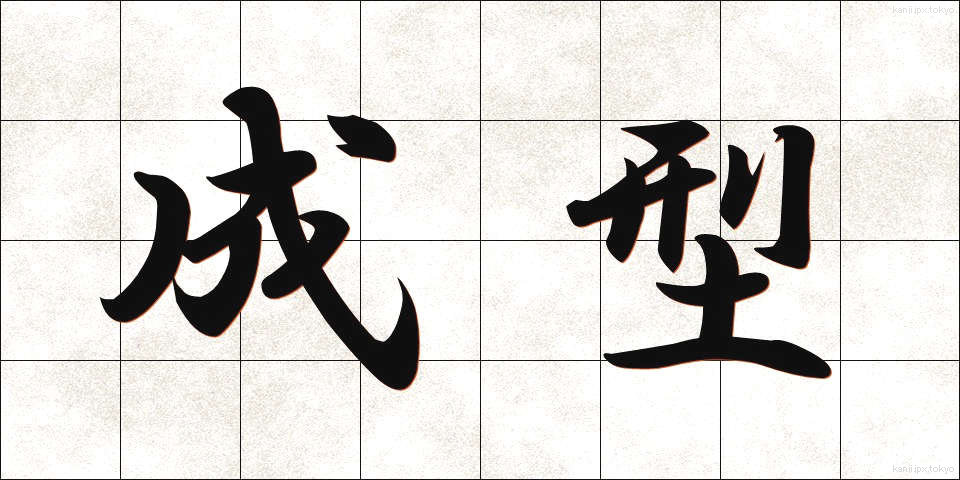 成型 (せいけい)