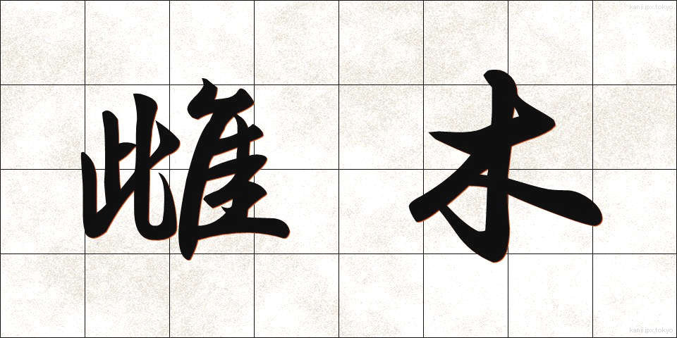 雌木 (めぎ)