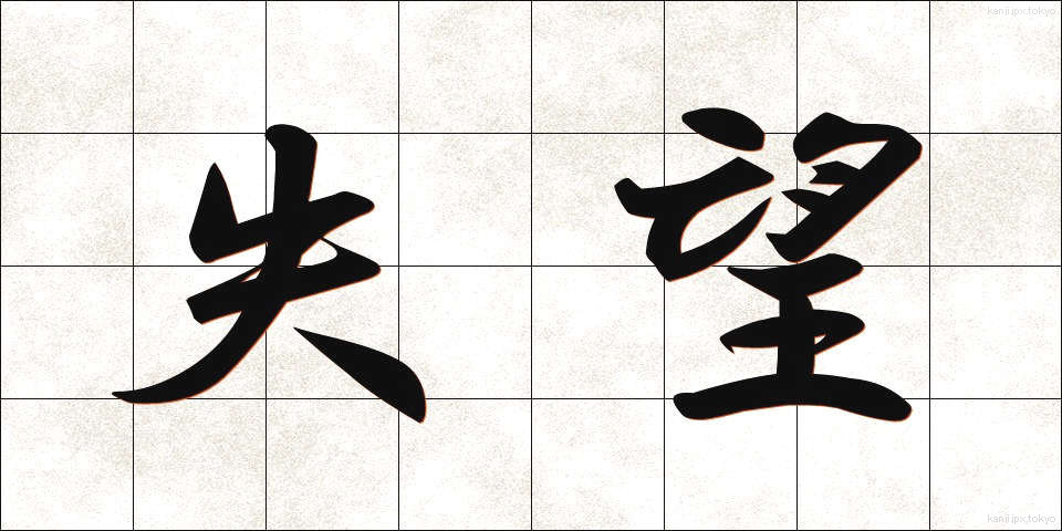 失望 (しつぼう)