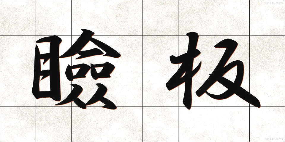 瞼板 (けんばん)
