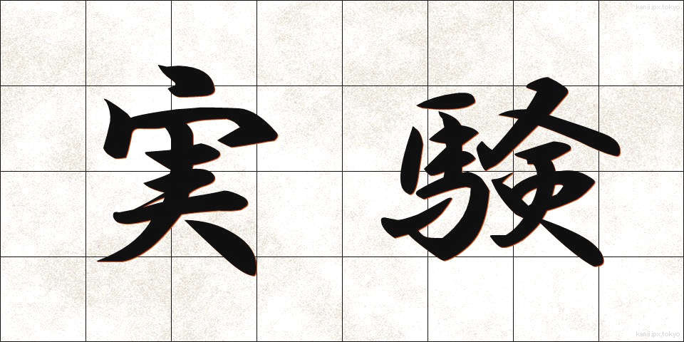 実験 (じっけん)