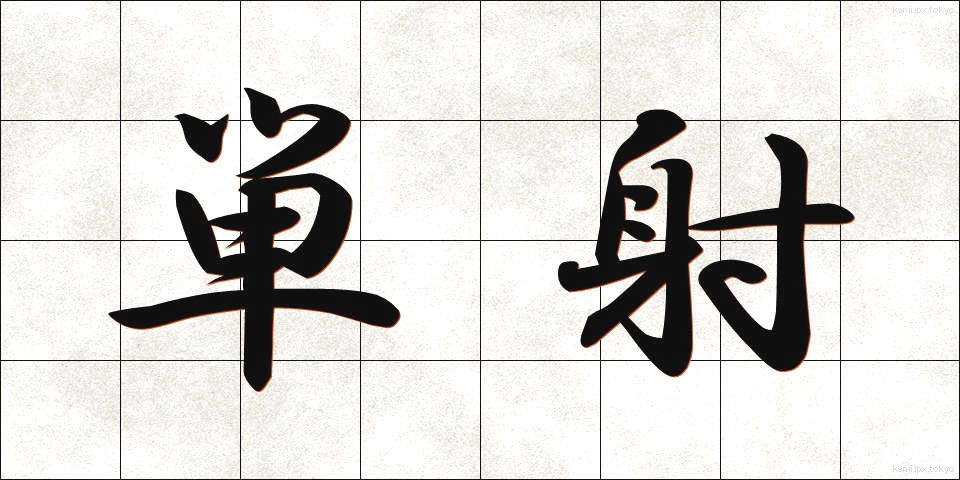 単射 (たんしゃ)