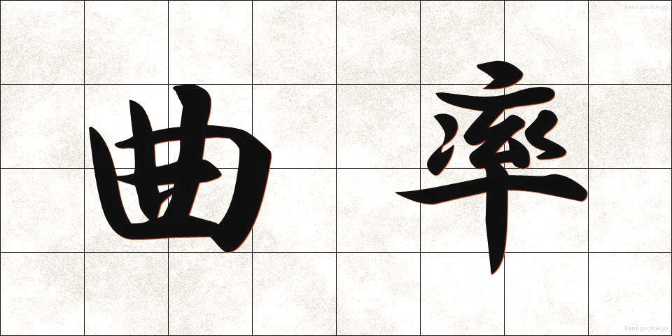 曲率 (きょくりつ)