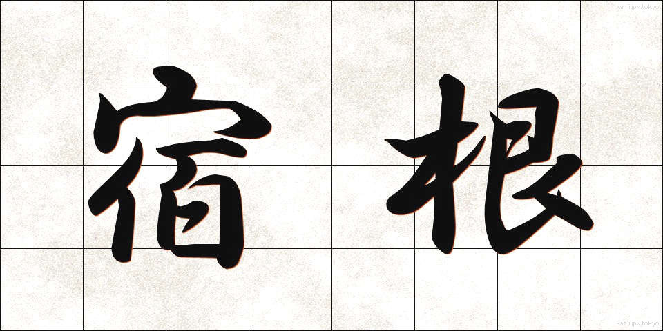 宿根 (しゅっこん)