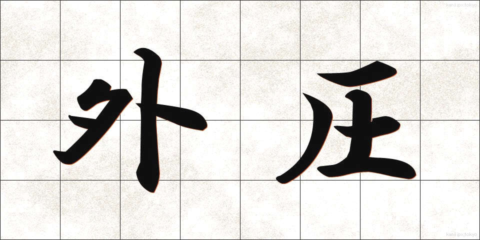 外圧 (がいあつ)