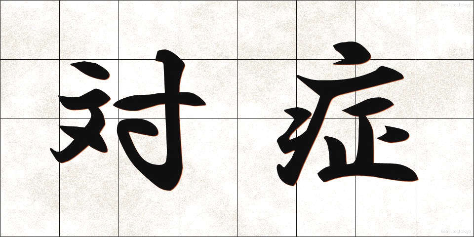 対症 (たいしょう)