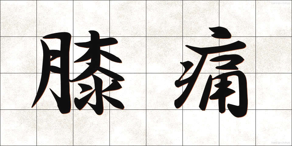 膝痛 (ひざつう)